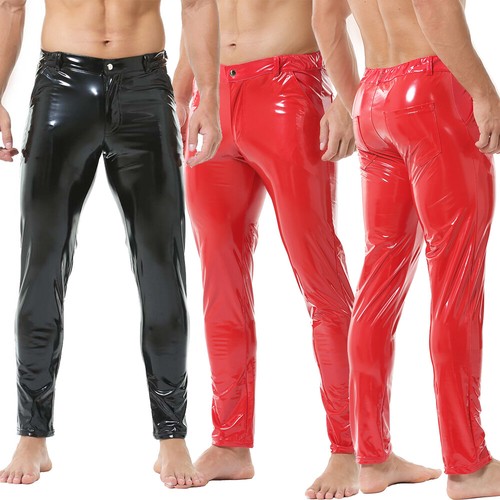 Men wet look shiny latex - men's,
