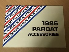 Nissan Datsun Pardat  accessories car sales brochure 1986 December 1985