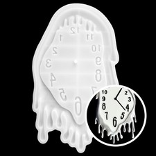 Melting CLOCK Silicone Mold AU