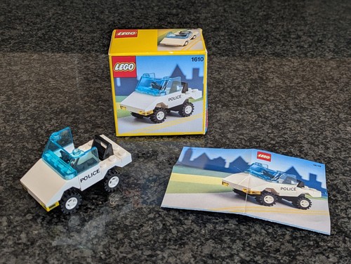Lego town police car - car, 1610