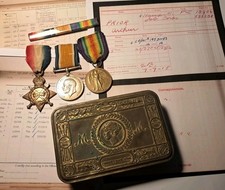 WW1 1914-15 Star Trio Medals