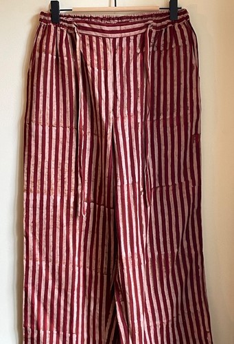 Fabindia red striped - red,
