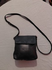 Preloved Small Real leather Crossbody Bag Good slight flaw  magnet closure  Good
