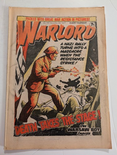 Warlord comic 167 december - comic, 167,