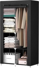 Fabric Canvas Wardrobe With