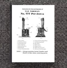 777 Boring Bar Instructions &