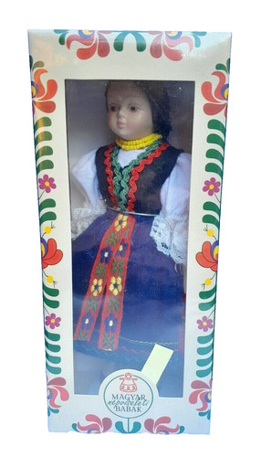 Hungarian porcelain doll - porcelain,