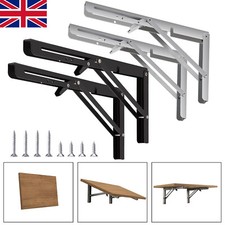 2-20x Folding Shelf Brackets