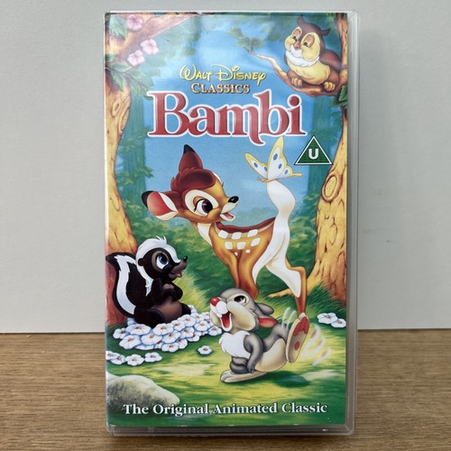 Bambi vhs video tape - video,