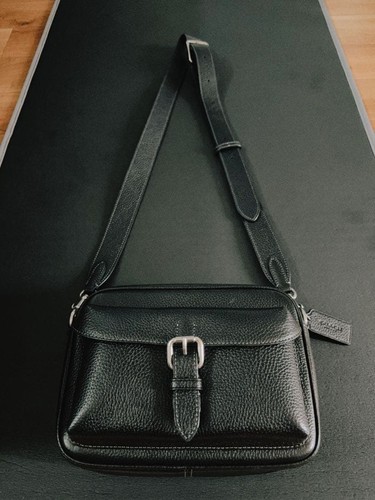 Coach leather shoulder - leather, bag
