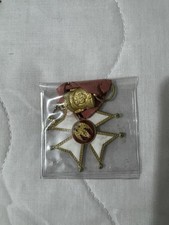 Vintage Enamel Star Medal –