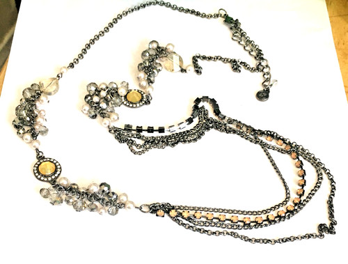Vera wane beaded glass - beaded,