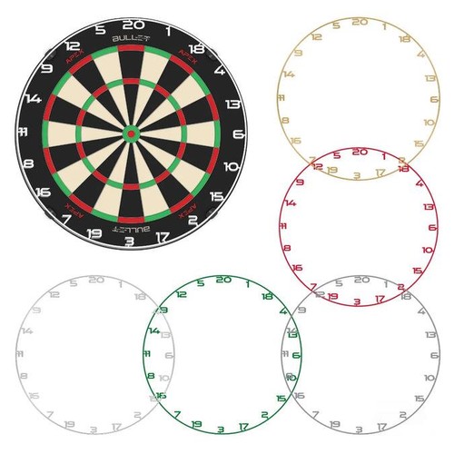 Bullet custom dartboard number - custom,