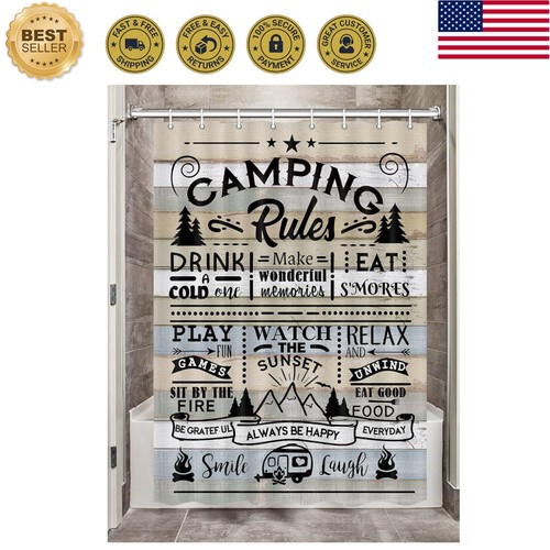 Camper shower curtain for - shower,