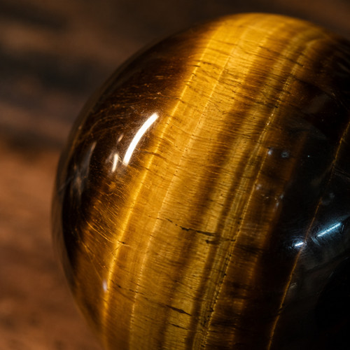 Tiger eye crystal sphere ball - eye,