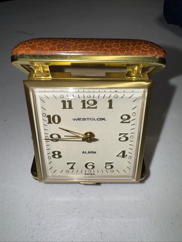 Vintage westclox travel alarm - travel,
