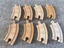 Genuine Learning Curve Thomas &  Friends Wooden Train Road Track Curved 3” X 8