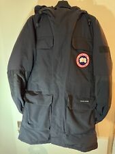 Canada Goose Mens Jacket Down Expedition Parka Size L Black