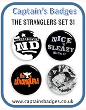 Set of 4 Stranglers Badges
