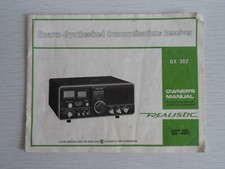 REALISTIC DX 302 RECEIVER INSTRUCTION MANUAL...............RADIO_TRADER_IRELAND.