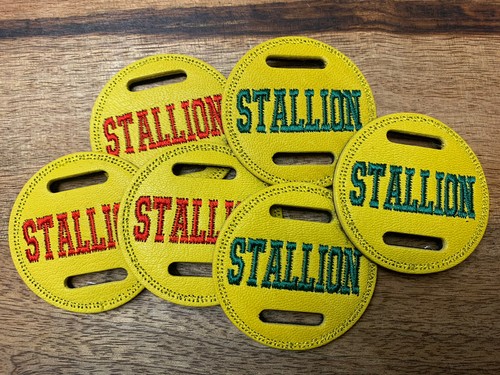 6cm yellow leather - 6cm,