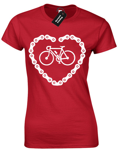 Bike chain heart ladies - bike,