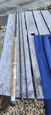 VINTAGE 15FT CARBON FIBRE SALMON FLY ROD HAND BUILT POSS B&W OR HARDY BLANK
