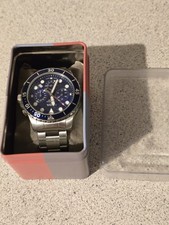 Fossil FS5724 Chronograph Men’s Stainless Steel Watch + Box & Extra Links