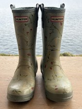 Hunter Royal Horticultural Society Blue Wellies Size 41 Worn Once