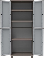 Tall Plastic Cupboard Storage
