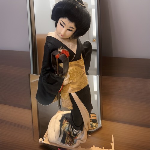 Handmade geisha japanese doll - handmade,