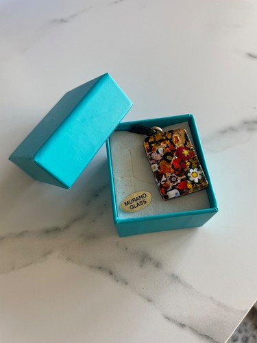 New murano glass pendant - new,