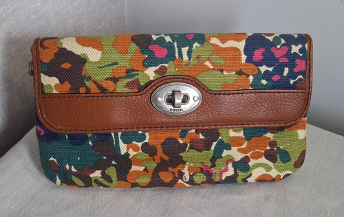 Fossil canvas leather - fossil, wallet