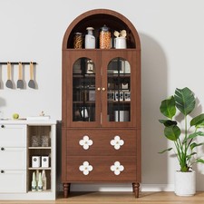 Arched display cabinet with - cabinet,