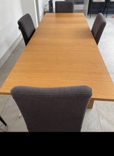 IKEA Bjursta Extendable Dining Table + 4 HENRIKSDAL chairs