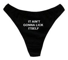 Ladies Rude Novelty Thong It