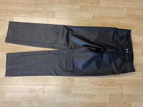 Expectations leather jeans