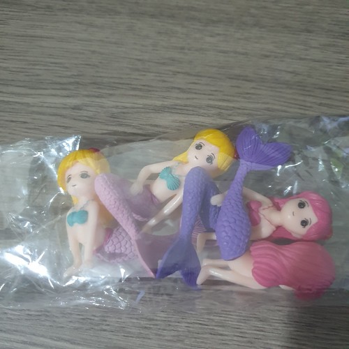 Miniature mermaid figurine set - mermaid,