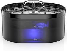 2.2L Pet Water Fountain Automatic Dog Drinking Fountain Filtered Cat Water Bowl