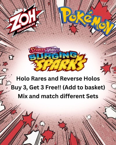 Surging sparks holo rare - surging, and