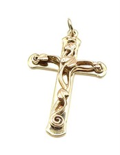 9ct Gold Celtic Cross Pendant