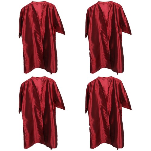 Dark red hair salon gown - dark,