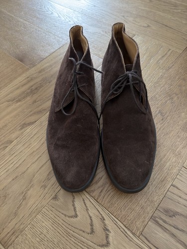Dentons brown suede - suede, men’s