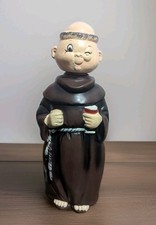 Vintage Ceramic Monk Decanter