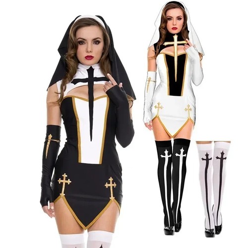 Women sexy nun cosplay - sexy,
