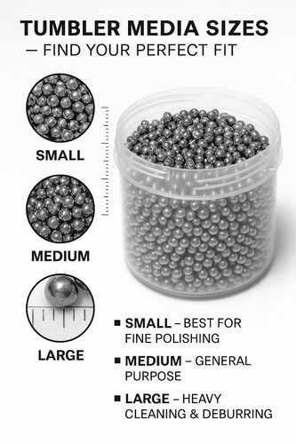 1kg ball stainless steel media - 1kg,