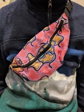 One Of A Kind Festival Bum bag Fannypack Handmade Psychedelic Artwork