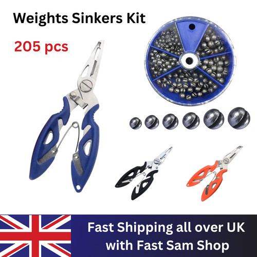 205pcs fishing shot - shot, weights