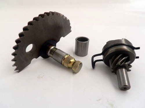 Kick start pinion gear shaft - start,