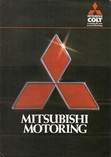 Mitsubishi Range 1984-85 UK Market Brochure Colt Galant Sigma Sapporo Starion